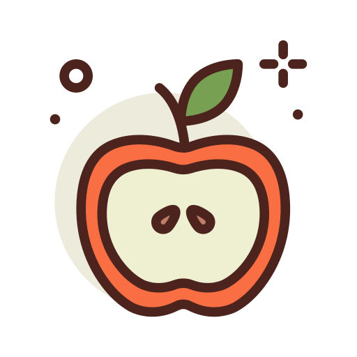 りんご Darius Dan Lineal Color icon