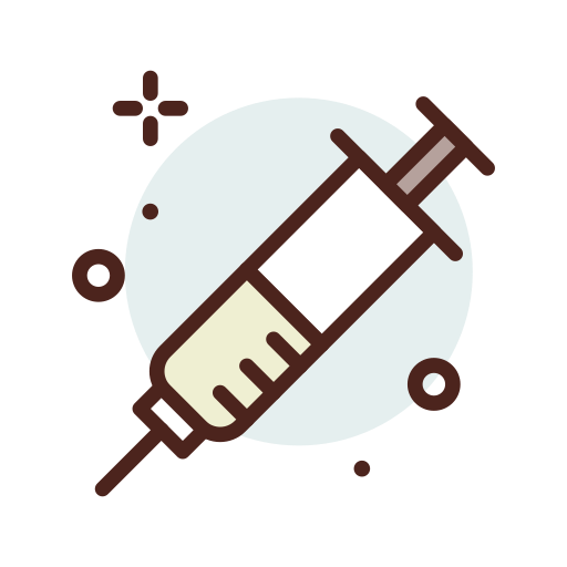 Syringe Darius Dan Lineal Color icon