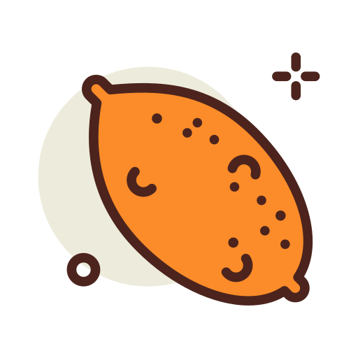 Sweet potato Darius Dan Lineal Color icon