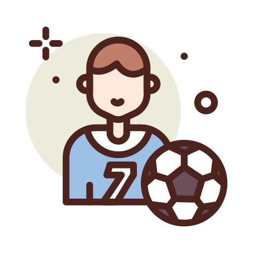 Soccer Darius Dan Lineal Color icon