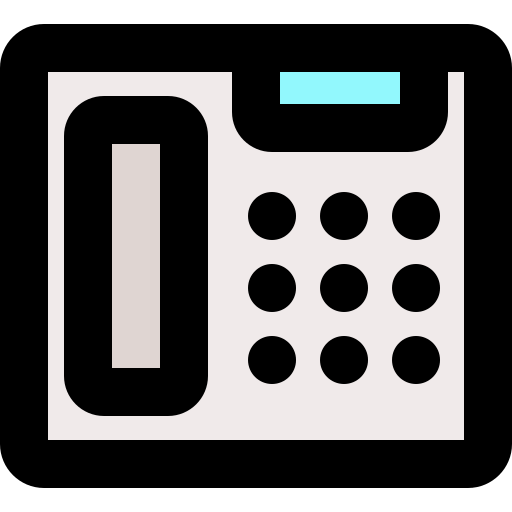 Telephone bqlqn Lineal Color icon