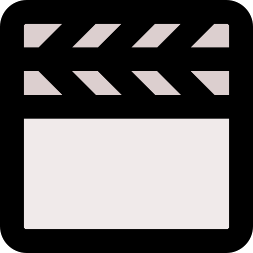 Clapperboard bqlqn Lineal Color icon