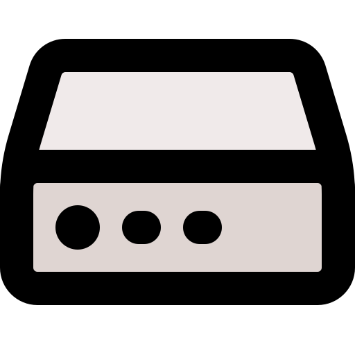 serwer komputerowy bqlqn Lineal Color ikona