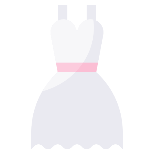 vestido de novia Generic Flat icono