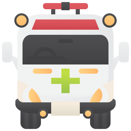 ambulancia Amethys Design Flat icono