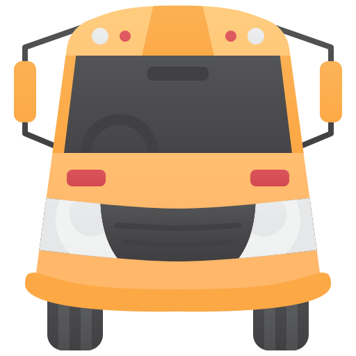 autobús Amethys Design Flat icono