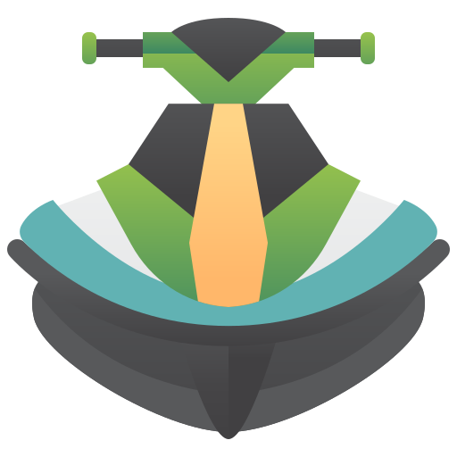 jet ski Amethys Design Flat icon