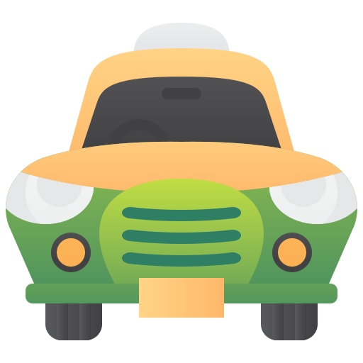 タクシー Amethys Design Flat icon
