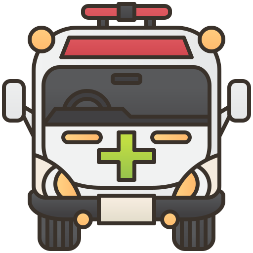krankenwagen Amethys Design Lineal Color icon