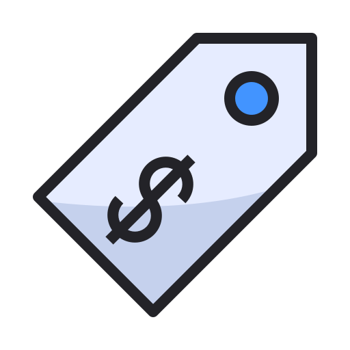 가격표 Generic Outline Color icon