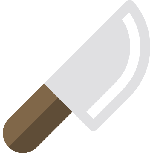 Knife Basic Rounded Flat icon