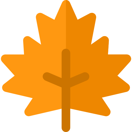 단풍잎 Basic Rounded Flat icon