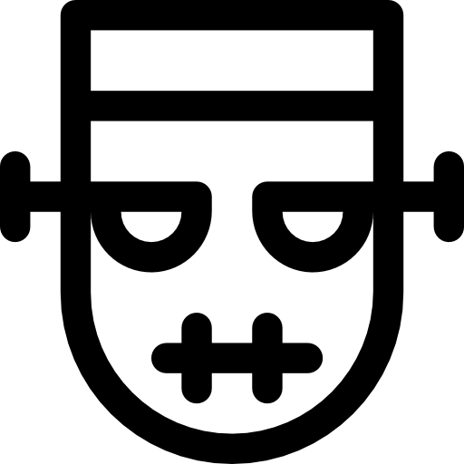 Frankenstein Basic Rounded Lineal icon