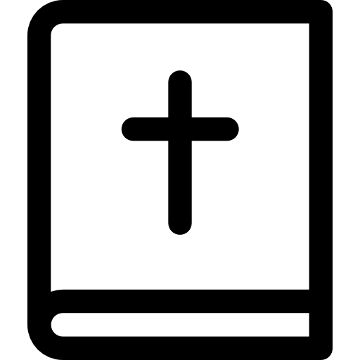 bible Basic Rounded Lineal Icône