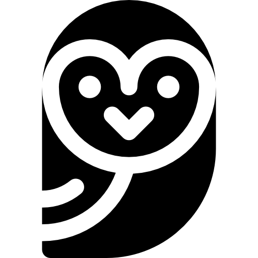 Owl Basic Rounded Filled icon