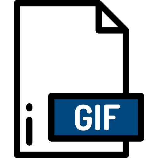 gif Detailed Rounded Lineal color ikona