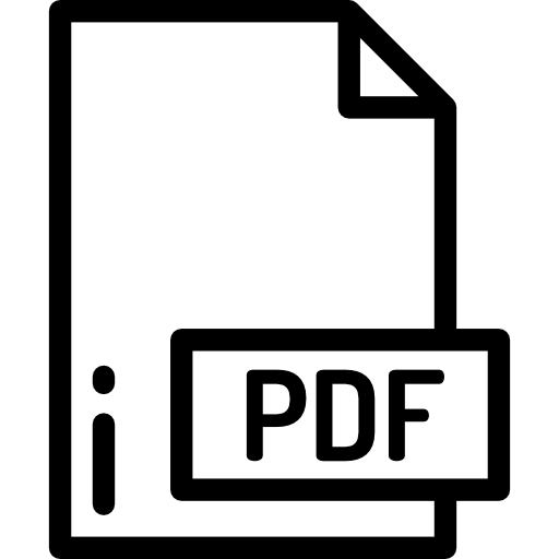 Pdf Detailed Rounded Lineal icon