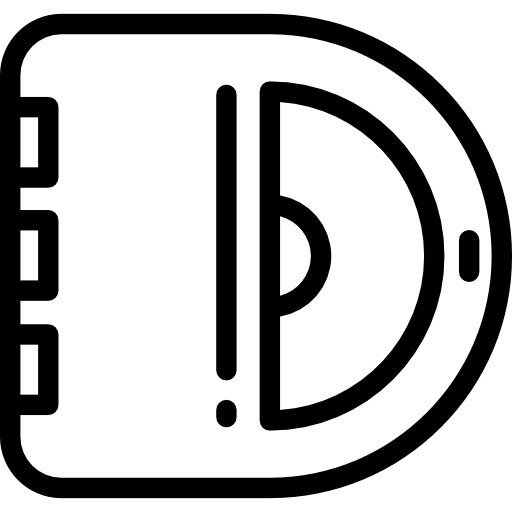 discman Detailed Rounded Lineal icon