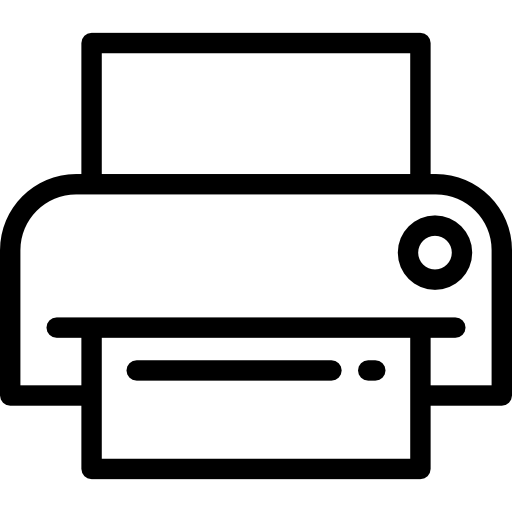 プリンター Detailed Rounded Lineal icon