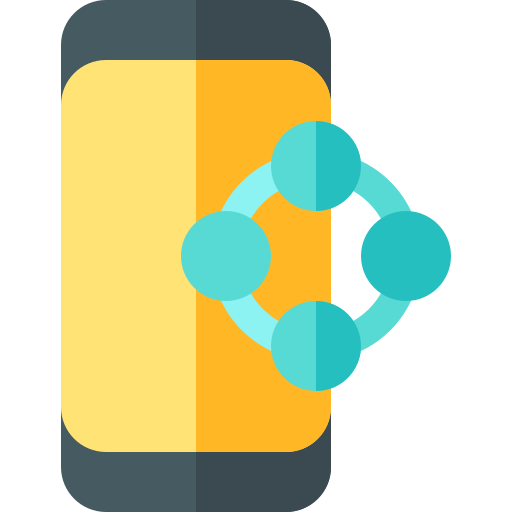 Smartphone Basic Rounded Flat icon