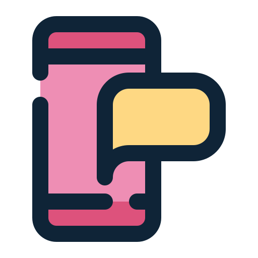スマートフォン Generic Outline Color icon
