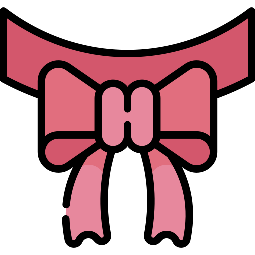リボン Kawaii Lineal color icon