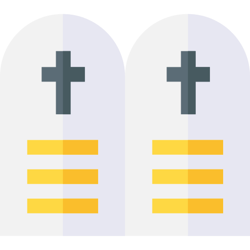 Commandment Basic Straight Flat icon
