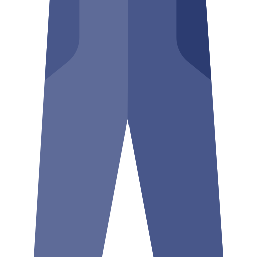 un pantalon Basic Straight Flat Icône