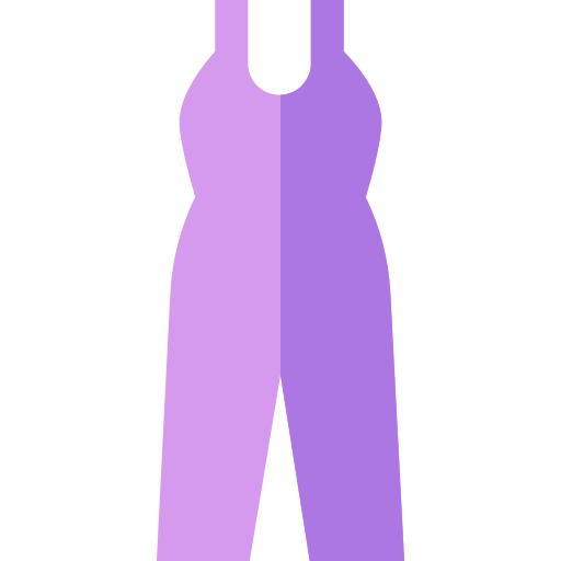 jumpsuit Basic Straight Flat icoon