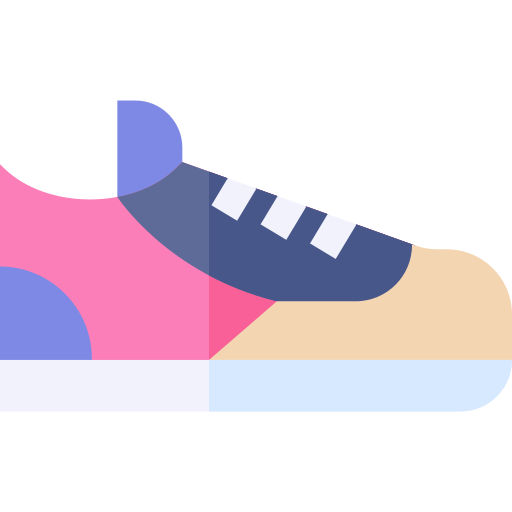 Sneakers Basic Straight Flat icon