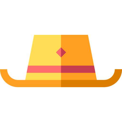 chapéu Basic Straight Flat Ícone