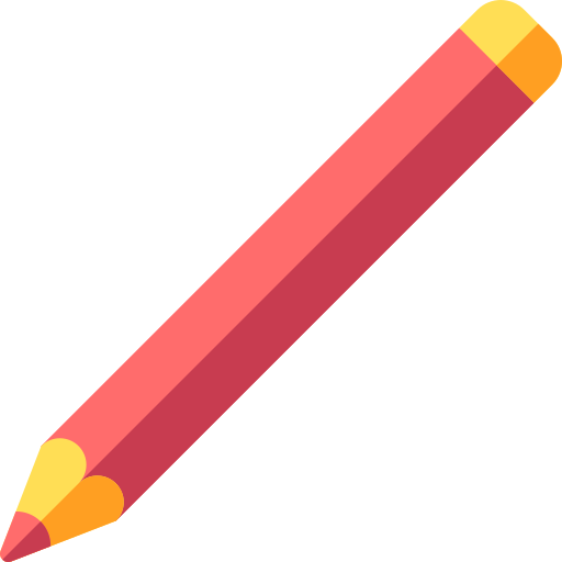 Pencil Basic Straight Flat icon