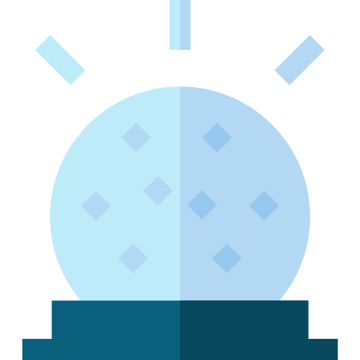 Śnieżna kula Basic Straight Flat ikona