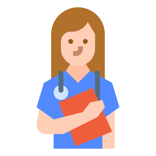krankenschwester Ultimatearm Flat icon