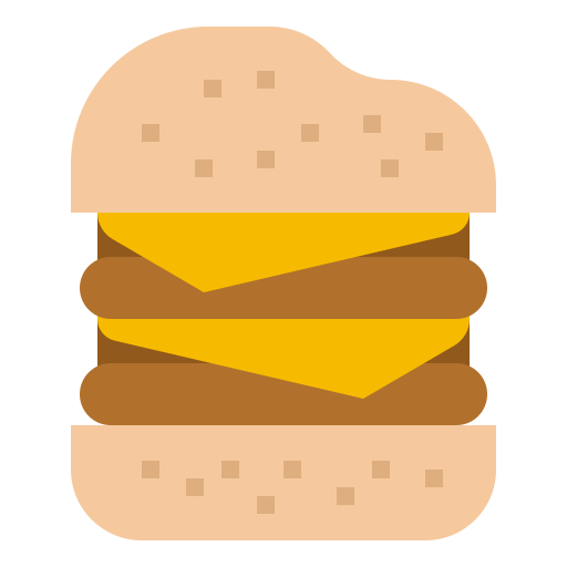 Cheeseburger Ultimatearm Flat icon