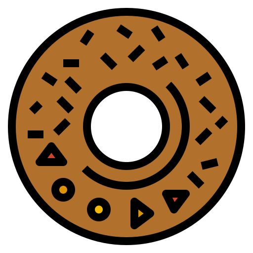 Doughnut Ultimatearm Lineal Color icon