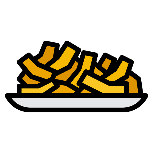 French fries Ultimatearm Lineal Color icon