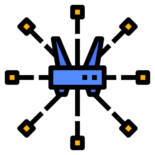 routeur Ultimatearm Lineal Color Icône