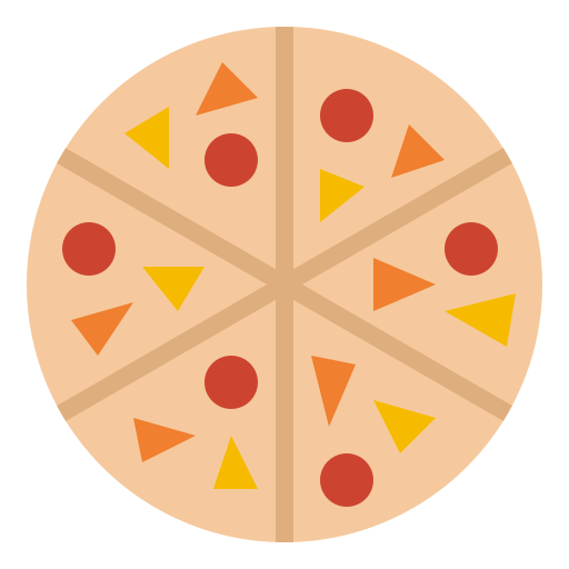 pizza Ultimatearm Flat icoon
