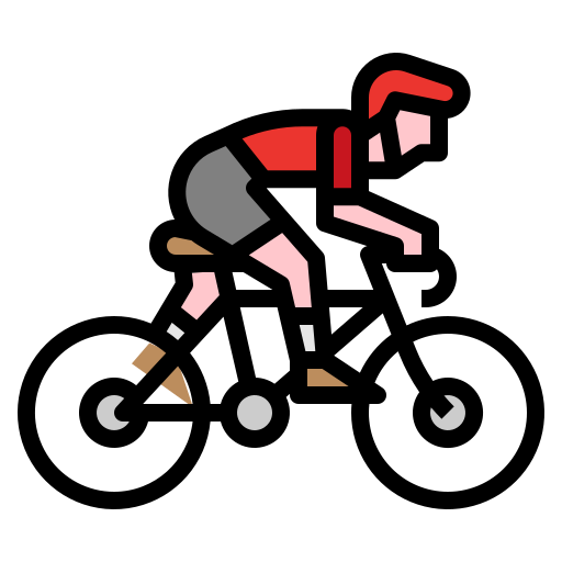 fietsen Ultimatearm Lineal Color icoon