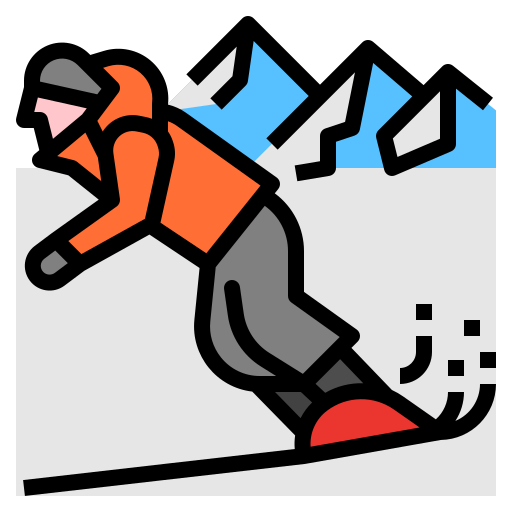 snowboard Ultimatearm Lineal Color icona