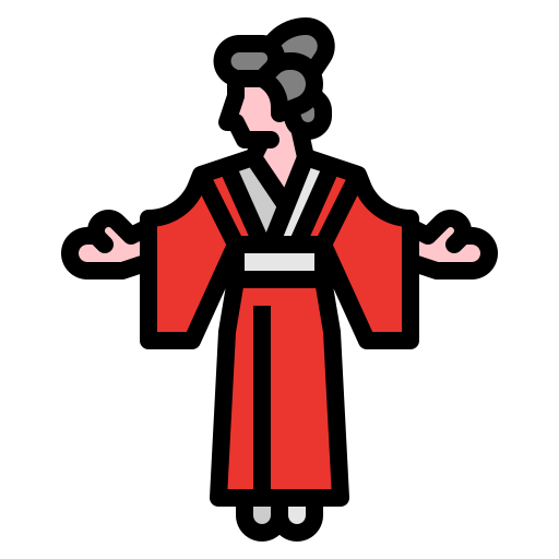 kimono Ultimatearm Lineal Color ikona