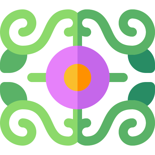 Цветочный дизайн Basic Rounded Flat иконка