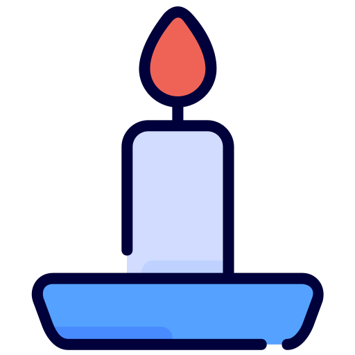 Candle light Generic Outline Color icon