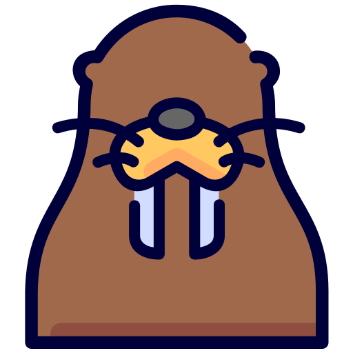 Walrus Generic Outline Color icon