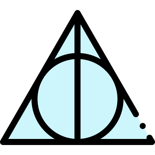 Deathly hallows Detailed Rounded Lineal color icon