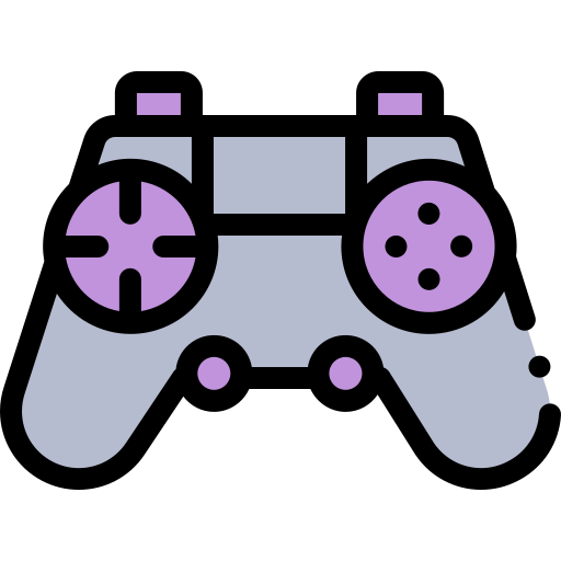 Joysticks Detailed Rounded Lineal color icon