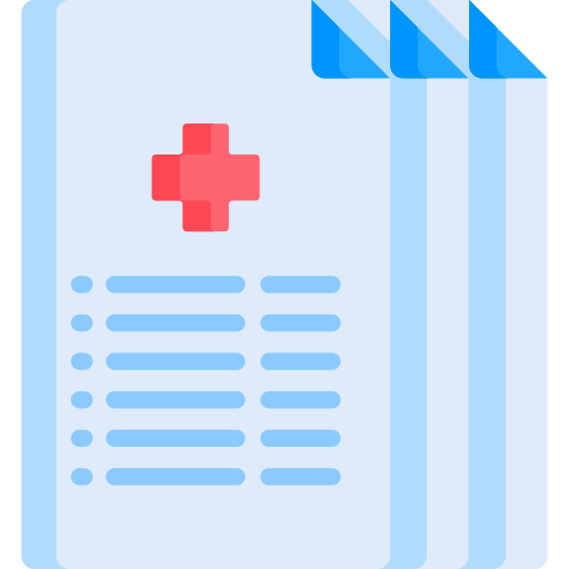 akta medyczne Special Flat ikona