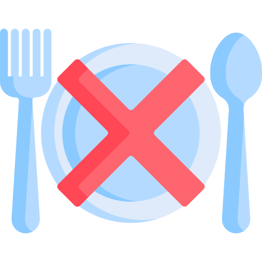No eating Special Flat icon