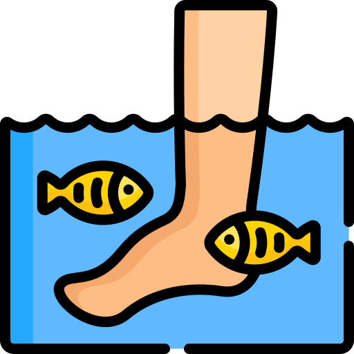 Fish spa Special Lineal color icon